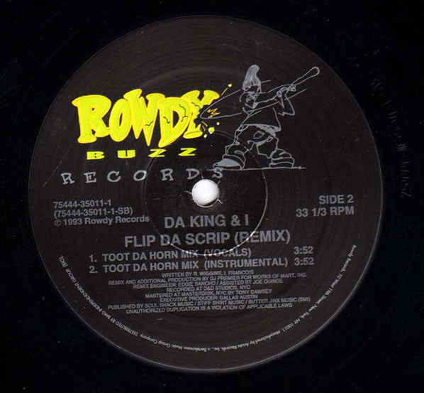 Da King & I : Flip Da Scrip (Remix) (12")
