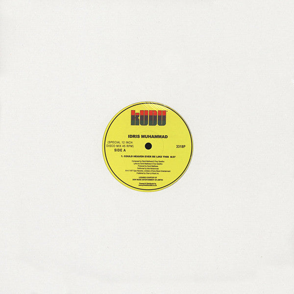Idris Muhammad : Could Heaven Ever Be Like This (12", RSD, RE)