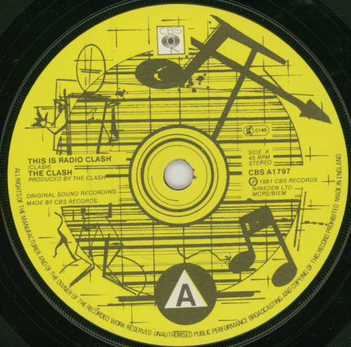 The Clash : Radio Clash (7", Single)