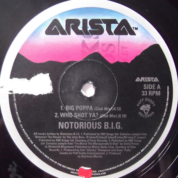 Notorious B.I.G. : Big Poppa / Who Shot Ya? / Warning (12")