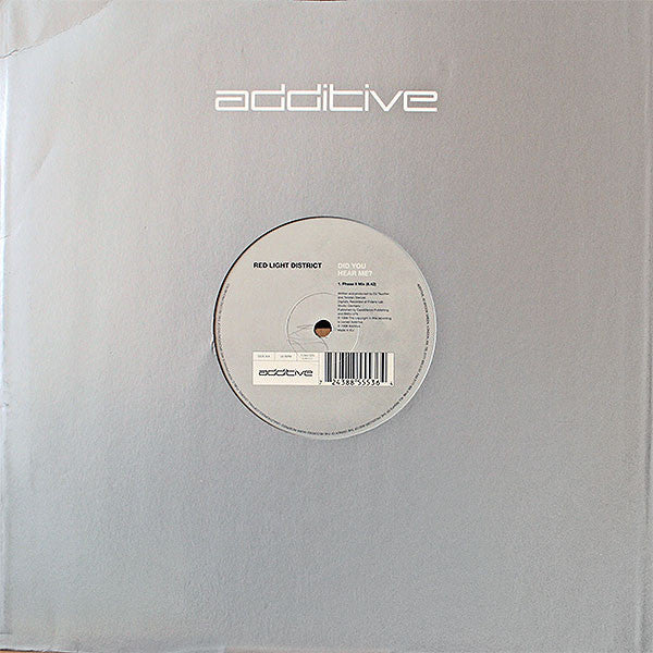 Red Light District : Did You Hear Me? (12")