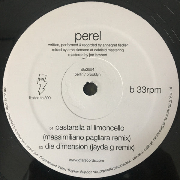 Perel : Die Dimension (12", Ltd)