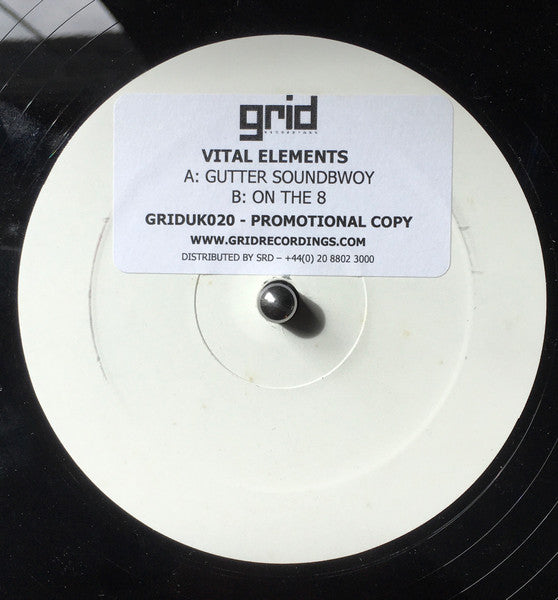 Vital Elements : Gutter Soundbwoy (12", Promo, W/Lbl)
