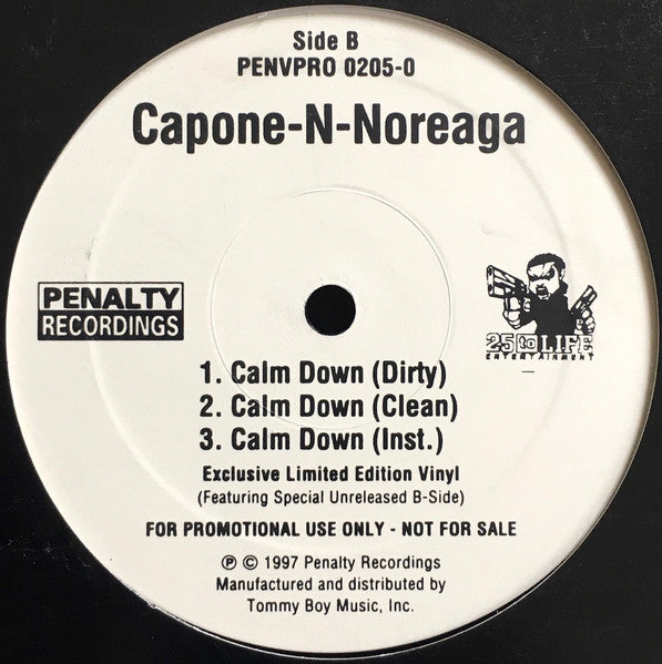 Capone -N- Noreaga : Capone Bone / Calm Down (12", Promo)