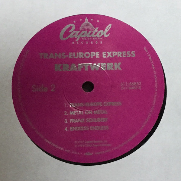 Kraftwerk : Trans Europe Express (LP, Album, RE, Rai)