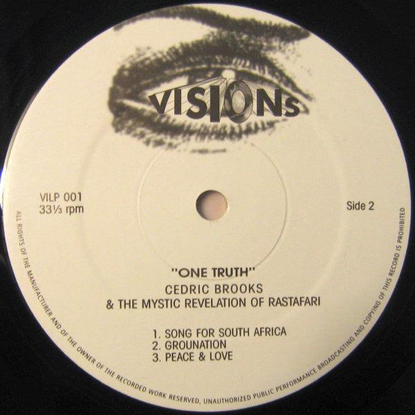 Cedric "Im" Brooks & Mystic Revelation Of Rastafari : One Truth (LP, Album)
