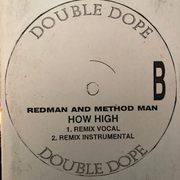 D+D Allstars* / Redman & Method Man : Pass It (Remix) / How High (Remix) (12", Unofficial)