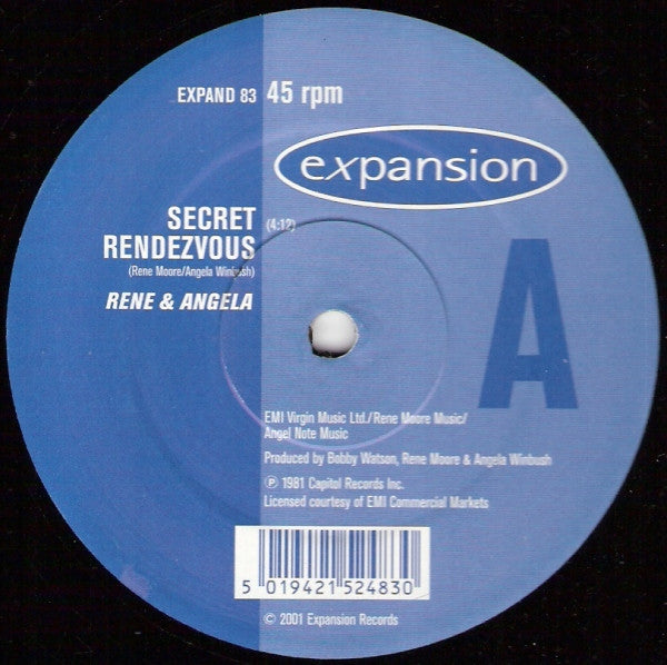 René & Angela / Meli'sa Morgan : Secret Rendezvous / Fools Paradise (12")