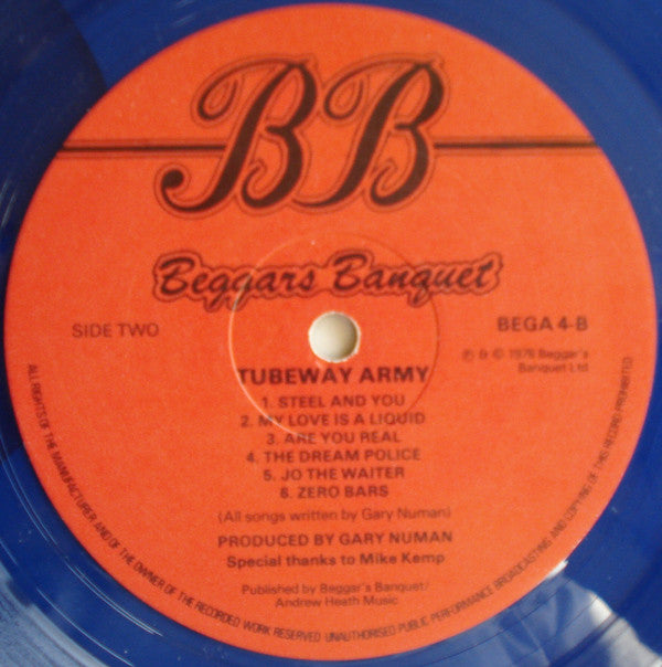 Tubeway Army : Tubeway Army (LP, Album, Ltd, Blu)