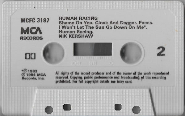 Nik Kershaw : Human Racing (Cass, Album)