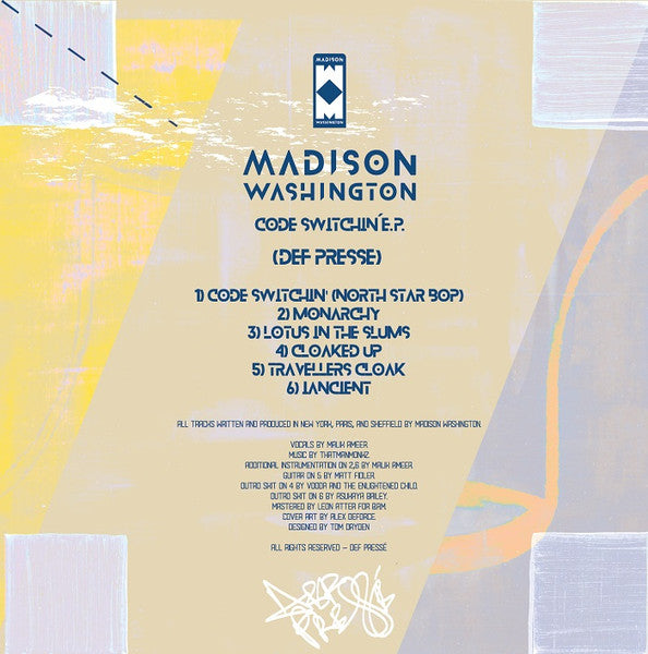 Madison Washington : Code Switchin' EP (12", EP)