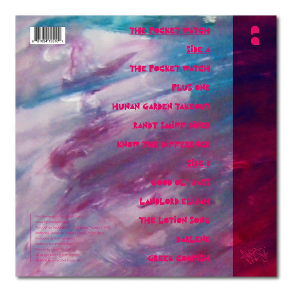 Pan Amsterdam : The Pocket Watch (12", MiniAlbum, 1st)