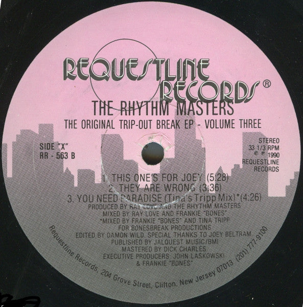 The Rhythm Masters : The Original Trip-Out Break EP - Volume 3 (12", EP)