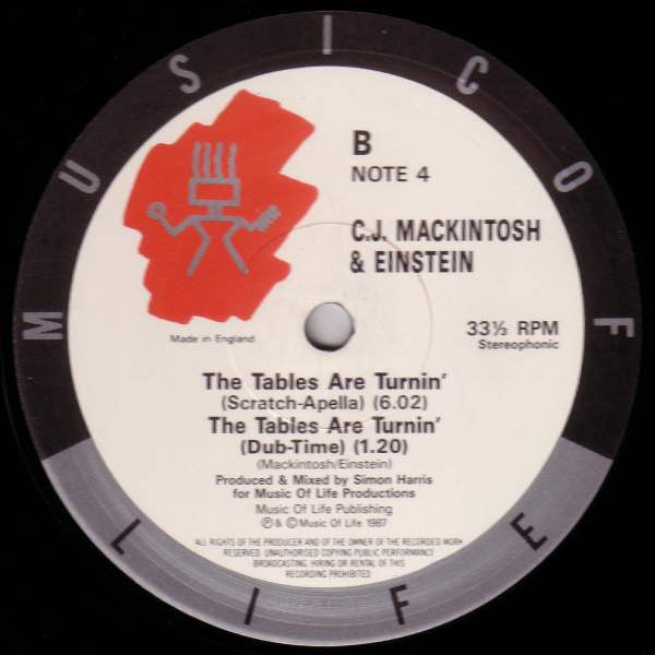 C.J. Mackintosh* & Einstein (2) : The Tables Are Turnin' (12")