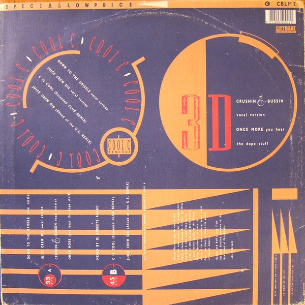 Cool C / 3-D* : Hilltop Hustlers (12", MiniAlbum)