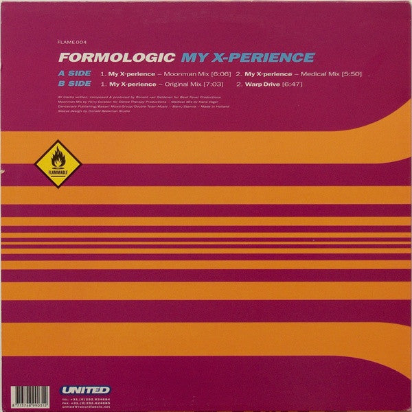 Formologic : My X-Perience (12")
