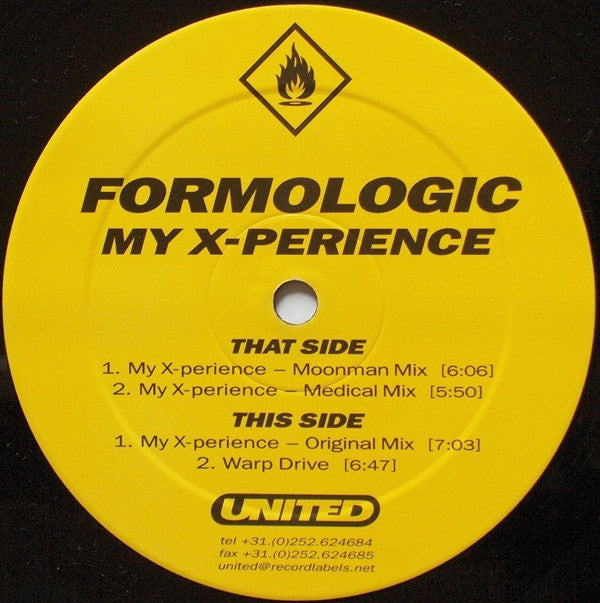 Formologic : My X-Perience (12")