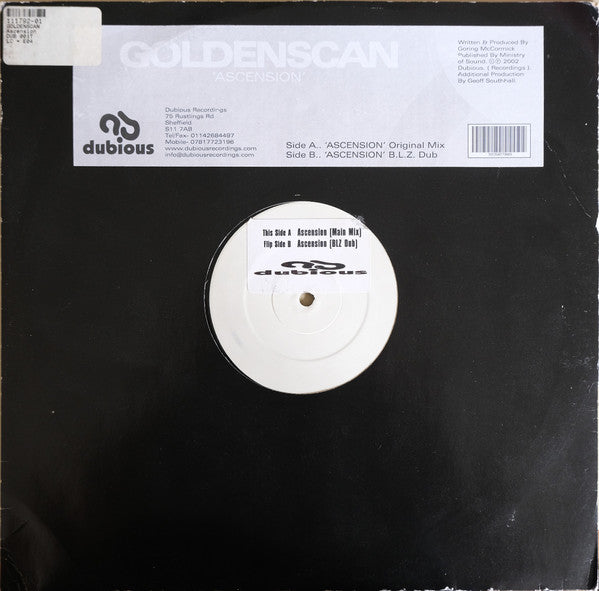 Goldenscan : Ascension (12", W/Lbl)