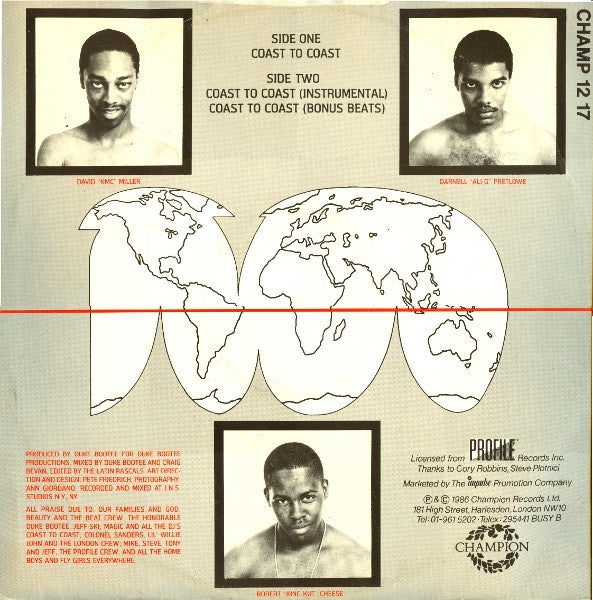 Word Of Mouth (2) Featuring DJ Cheese : Coast To Coast (12")