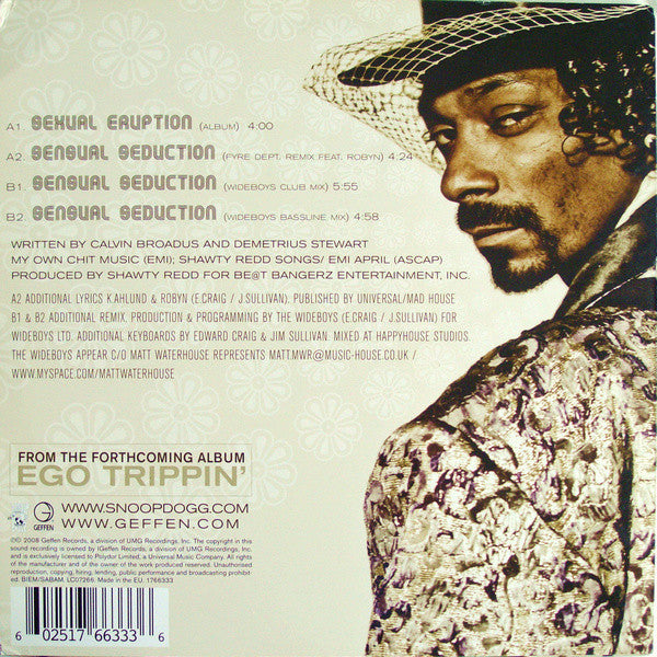 Snoop Dogg : Sensual Seduction (12")