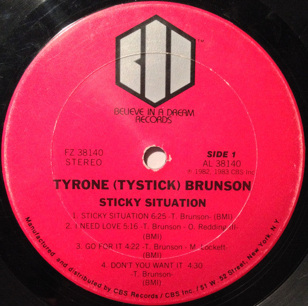 Tyrone Brunson : Sticky Situation (LP, Album)