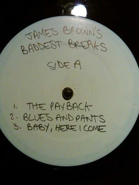 James Brown : James Brown's Baddest Breaks (LP, Comp, Unofficial, W/Lbl)