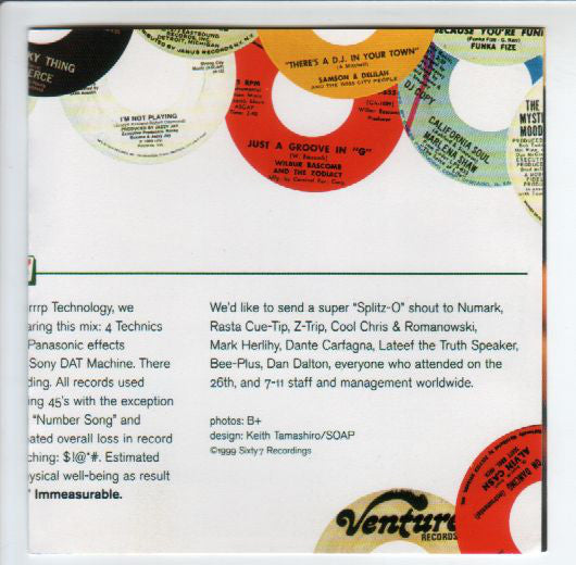DJ Shadow / Cut Chemist : Brainfreeze (CD, Mixed, Unofficial)