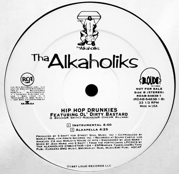 Tha Alkaholiks : Hip Hop Drunkies (12", Promo)