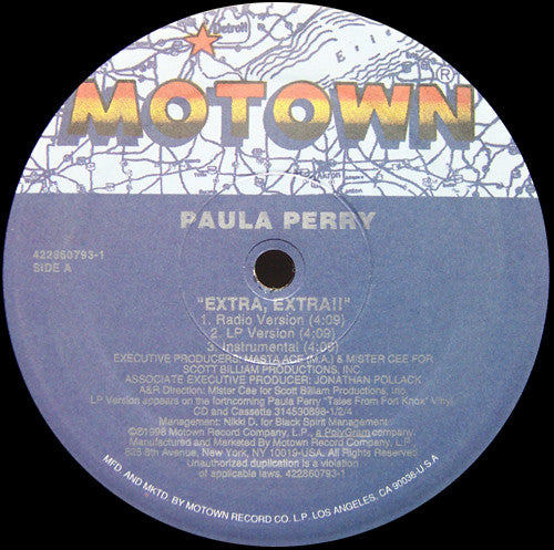 Paula Perry : Extra, Extra!! (12")