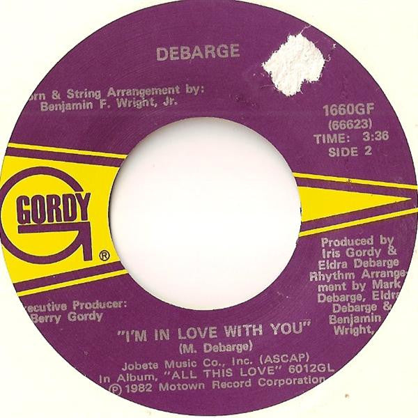 Debarge : All This Love (7")