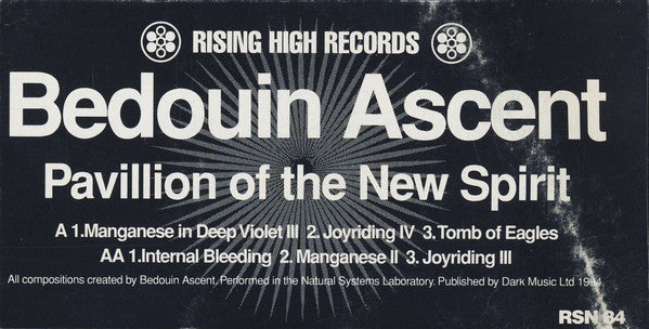 Bedouin Ascent : Pavillion Of The New Spirit (12")