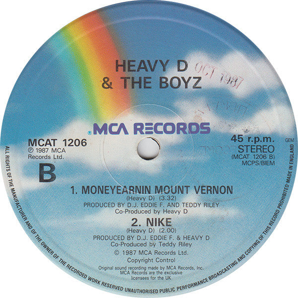 Heavy D. & The Boyz : The Overweight Lovers In The House (12")