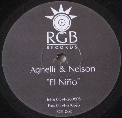 Agnelli & Nelson : El Niño (12", S/Sided)