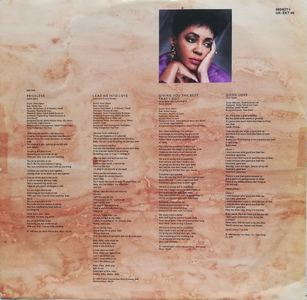 Anita Baker : Giving You The Best That I Got (LP, Album)