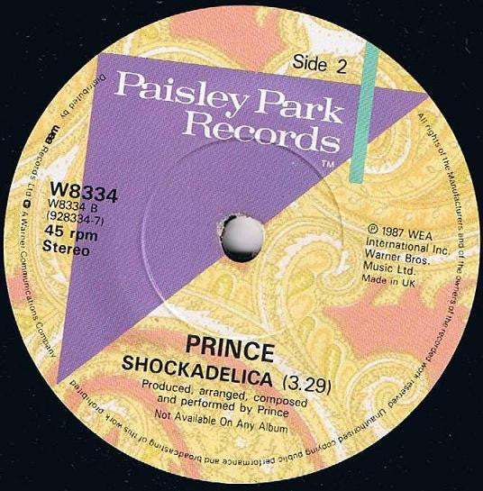 Prince : If I Was Your Girlfriend (7", Single, Pap)