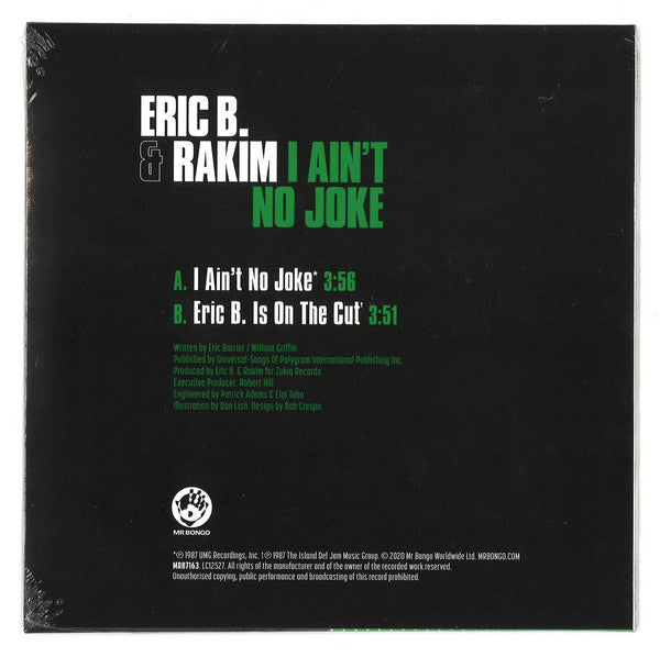Eric B. & Rakim : I Ain't No Joke (7")