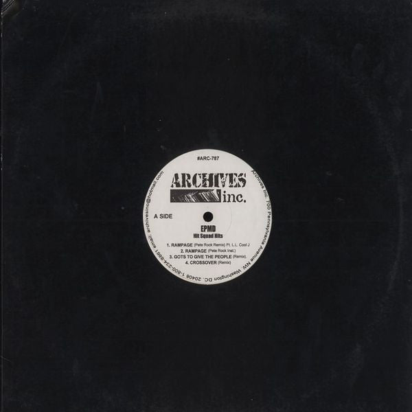 EPMD : Hit Squad Hits (12", Unofficial)