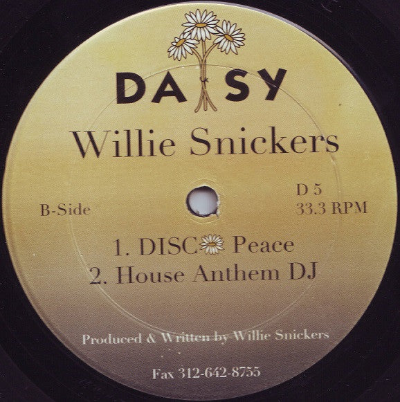 Willie Snickers : Willie Snickers EP (12", EP)
