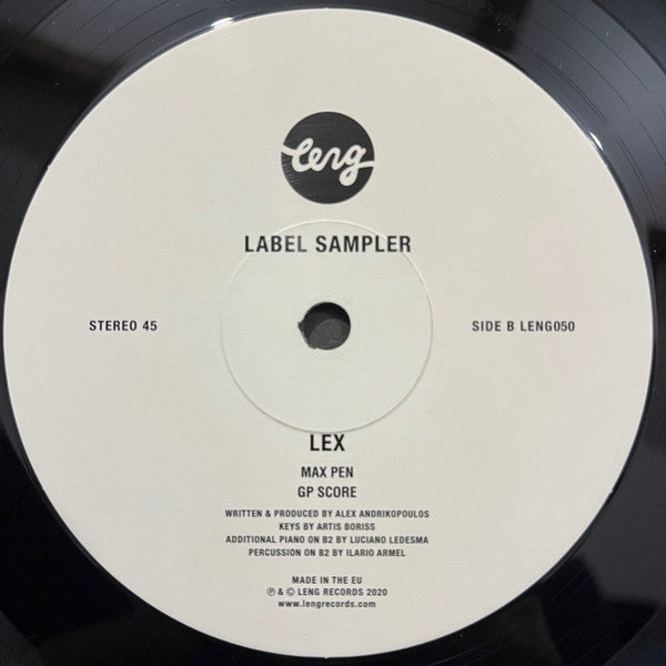 Q&A / Lex Athens : Leng Label Sampler (12", Smplr)