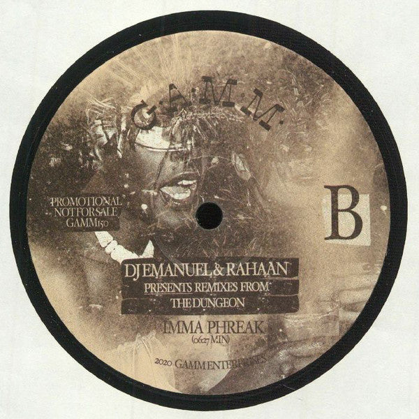 DJ Emanuel & Rahaan : Remixes From The Dungeon (12", Promo)