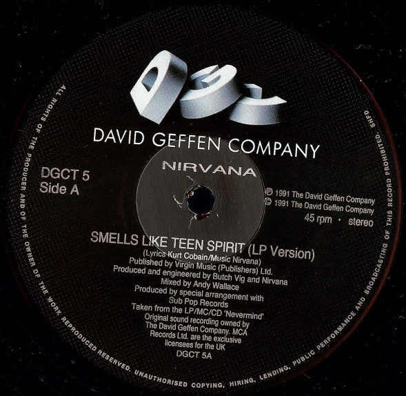 Nirvana : Smells Like Teen Spirit (12", Single)