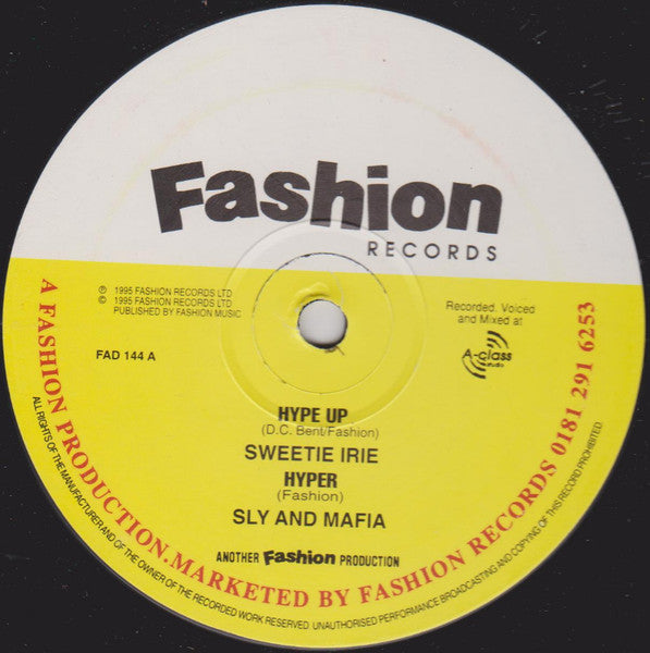 Sweetie Irie : Hype Up / Big Batty Girls (12")