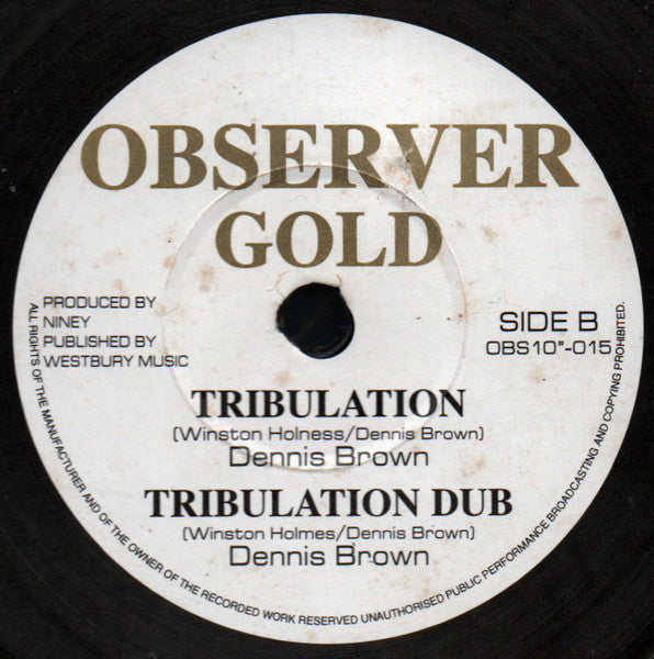 Gladstone Manning* / Dennis Brown : Prophesy Call / Tribulation (10")