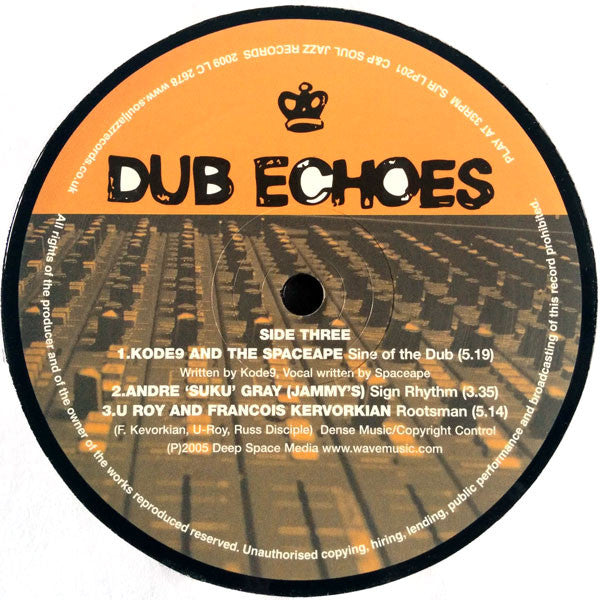 Various : Dub Echoes (3xLP, Comp)