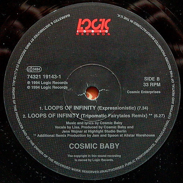 Cosmic Baby : Loops Of Infinity (12", Single)