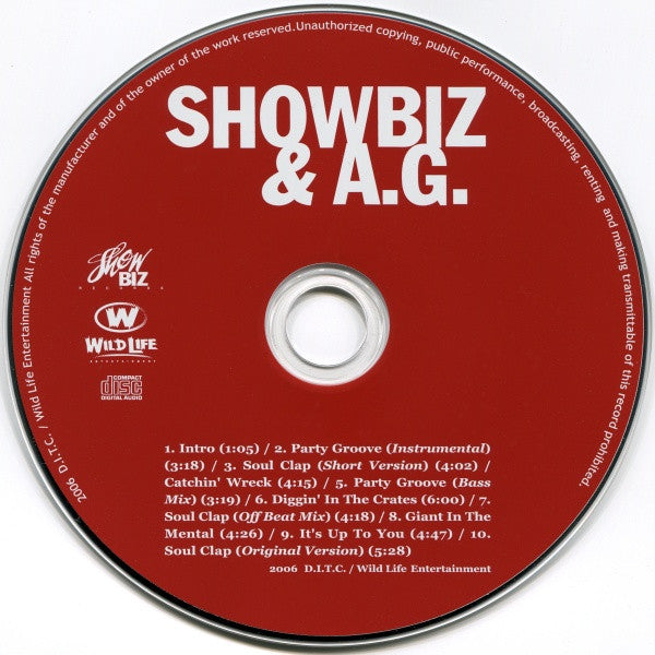 Showbiz & A.G. : Party Groove / Soul Clap (CD, EP, RE)
