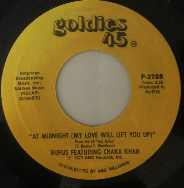Rufus & Chaka Khan : Sweet Thing / At Midnight (My Love Will Lift You Up) (7")