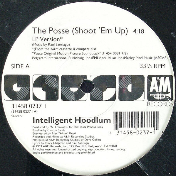 Intelligent Hoodlum : The Posse (Shoot 'Em Up) (12")