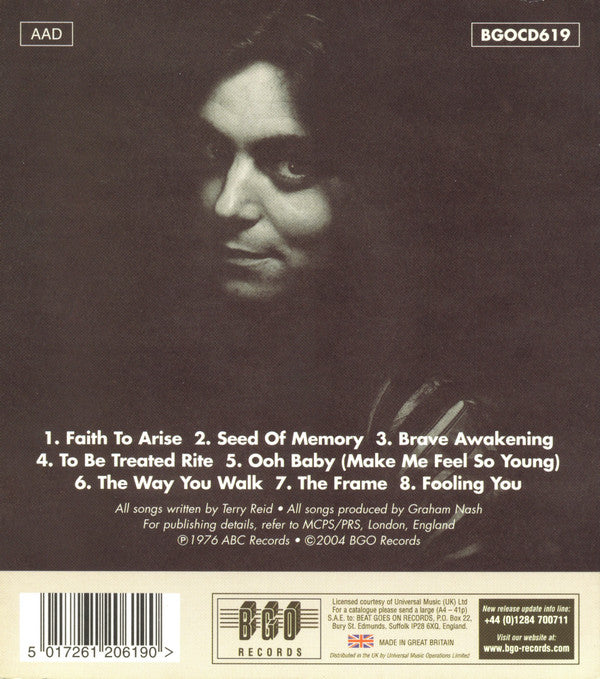 Terry Reid : Seed Of Memory (CD, Album, RE, RM, Sli)