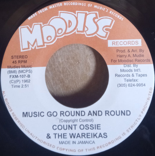 Count Ossie & The Wareikas : Serve Him And Live (7", RE)